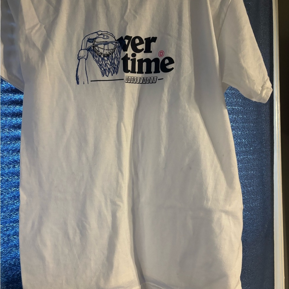 Overtime Kids White Short Sleeve Tee
